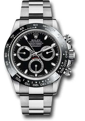 Rolex Cosmograph Daytona Stainless Steel Black Ceramic Bezel Black Dial -116500LN