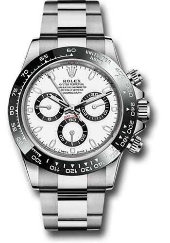 Rolex Cosmograph Daytona Stainless Steel Black Ceramic Bezel White Dial "Panda" - 116500LN