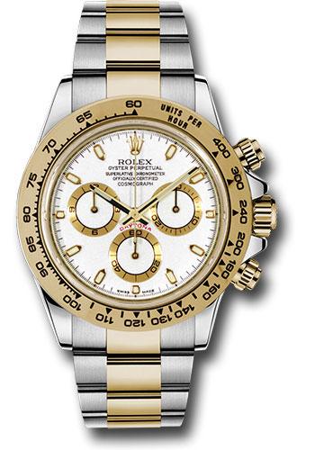 Rolex Cosmograph Daytona Yellow Rolesor White Dial - 116503