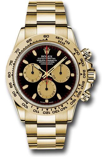 Rolex Cosmograph Daytona Yellow Gold Black Dial "Paul Newman" -116508