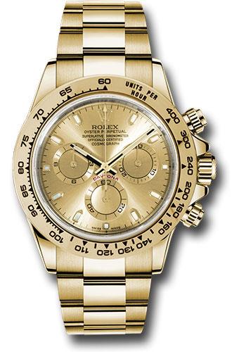 Rolex Cosmograph Daytona Yellow Gold Champagne Dial- 116508