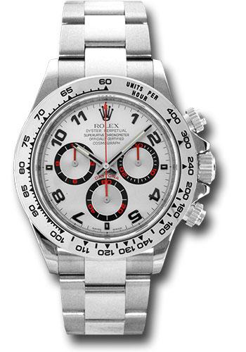 Rolex Cosmograph Daytona White Gold Silver Racing Dial -116509