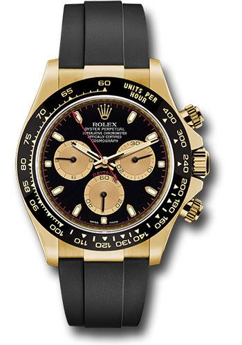 Rolex Cosmograph Daytona Yellow Gold Black Dial Oysterflex Bracelet "Paul Newman" -116518LN