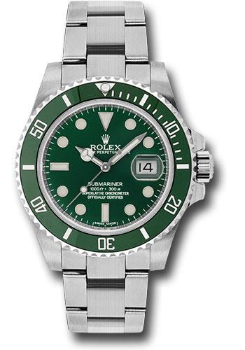 Rolex Steel Submariner Date Green Dial "Hulk"- 116610LV