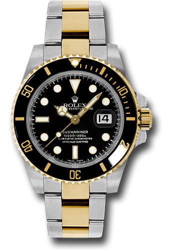 Rolex Submariner Date Two-Tone Black Dial - 116613