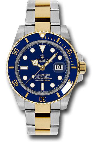 Rolex Submariner Date Two-Tone Blue Dial "Bluesy" - 116613