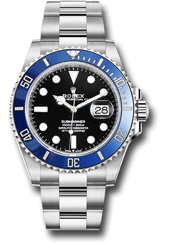 Rolex Submariner Date White Gold Blue Bezel Black Dial "Cookie Monster" - 126619LB