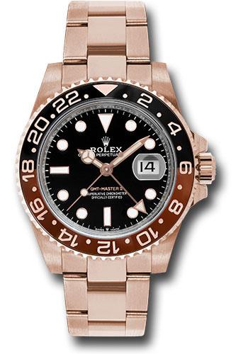 Rolex Everose GMT-Master II 40 "Root Beer" - Oyster Bracelet - 126715CHNR bk