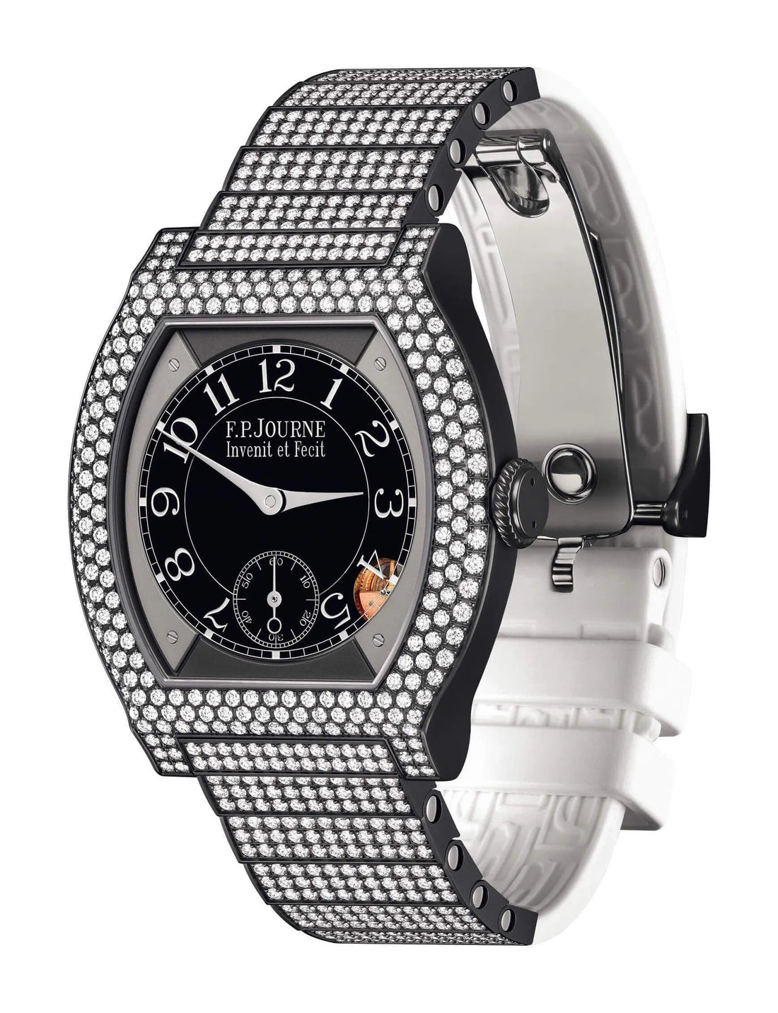 F.P.Journe élégante 40 Titalyt 12 Rows of Diamonds with Set Bracelet - 1210