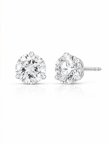 Natural Diamond Stud Earrings