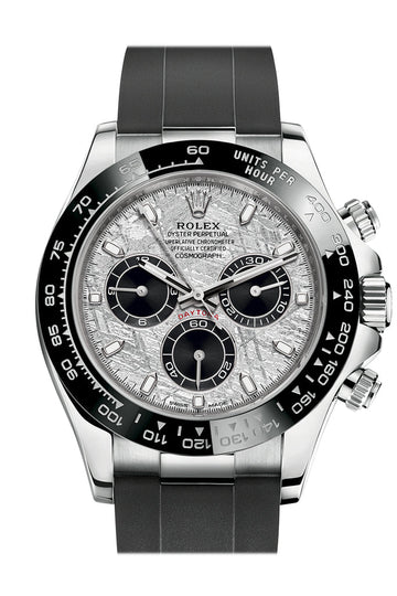 Rolex Cosmograph Daytona White Gold  Meteorite Dial Oysterflex Bracelet -116519LN