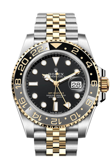 Rolex GMT-Master II Black Dial Steel Two-Tone "Zombie" -jubilee bracelet- 126713GRNR
