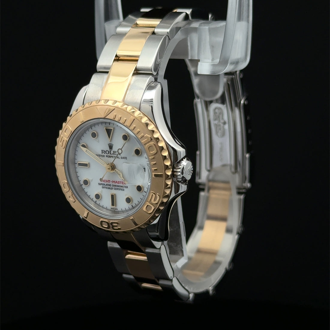 1999 Rolex Yacht-Master Ladies White Dial on Oyster 169623