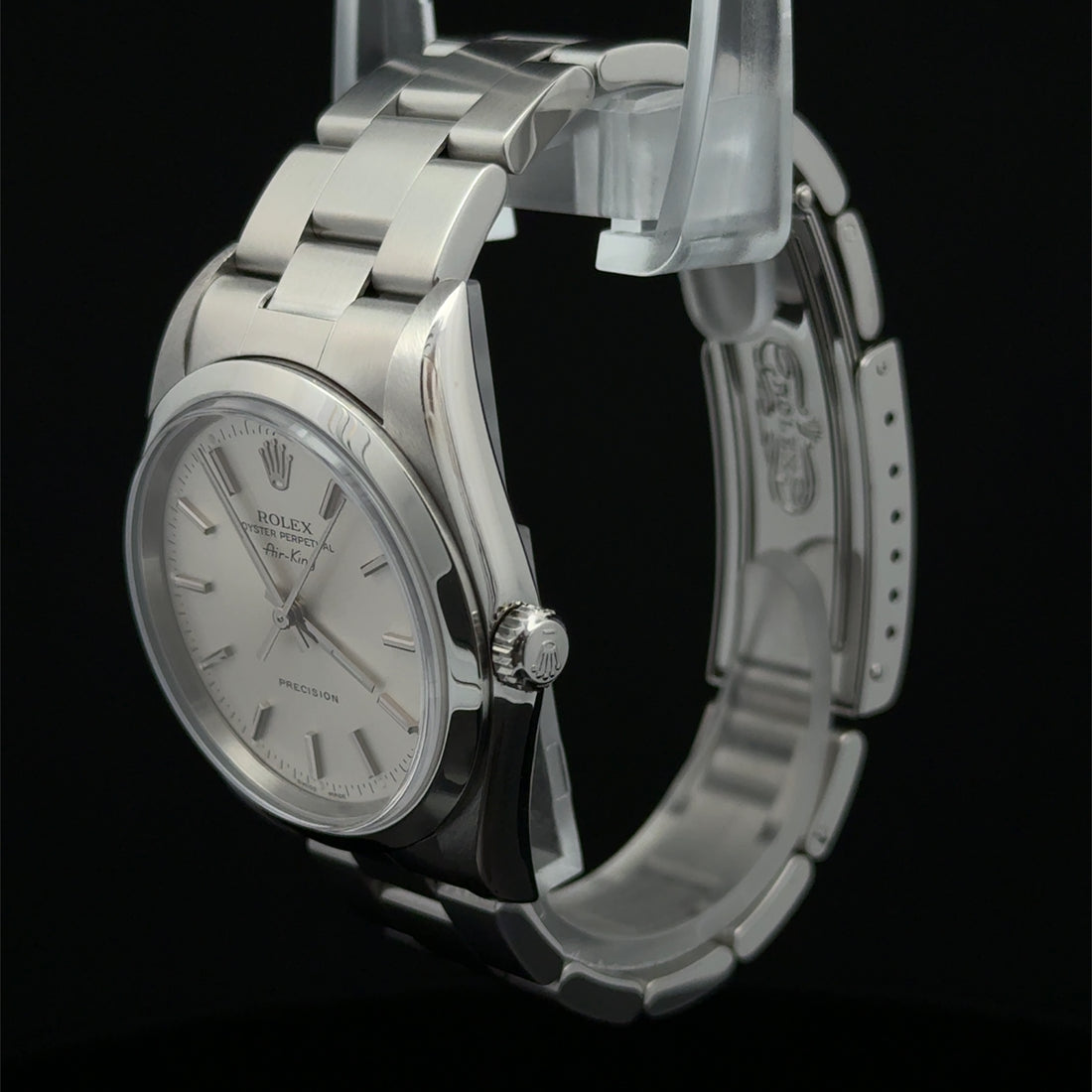 2004 Rolex Air-King Silver Dial on Oyster 14000M