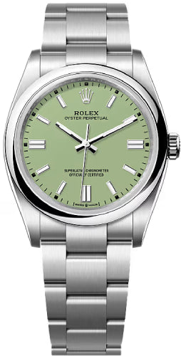Rolex Oyster Perpetual 36 Pistachio Green Dial Oyster Bracelet - 126000