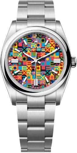 Rolex Oyster Perpetual 36 Stainless Steel Multicoloured Jubilee Motif Dial Oyster Bracelet - 126000 - 2026