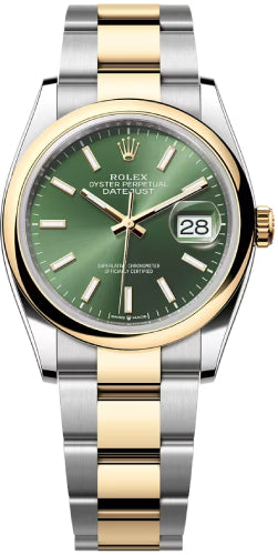 Rolex Datejust 36 Two-Tone Olive Green Dial - 126203 - 2026