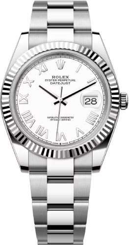 Rolex Datejust Stainless Steel White Roman Dial - 126334 - 2026