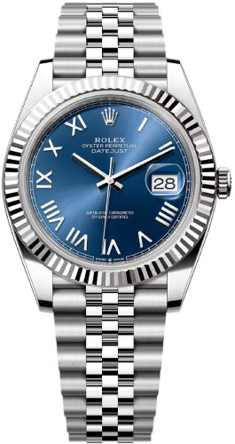 Rolex Datejust Stainless Steel Blue Roman Dial Jubilee Bracelet - 126334 - 2026