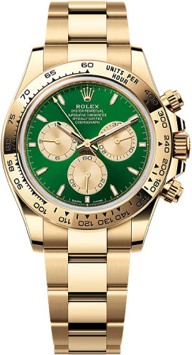 Rolex Cosmograph Daytona Yellow Gold Green Dial "John Mayer 2.0" - 126508