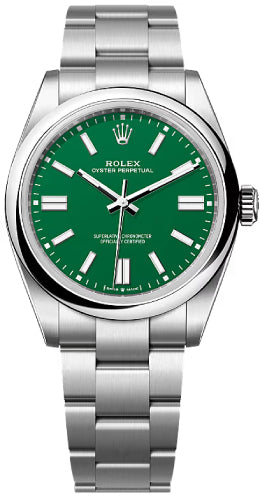 Rolex Oyster Perpetual 41 Green Dial Oyster Bracelet - 134300