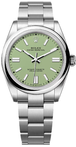 Rolex Oyster Perpetual 41 Pistachio Green Dial Oyster Bracelet - 134300