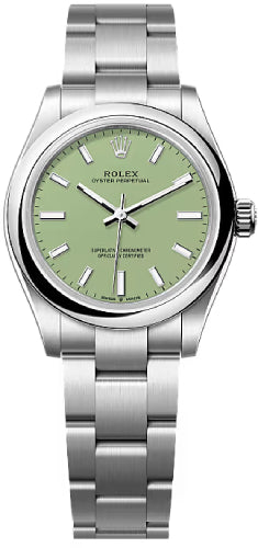 Rolex Oyster Perpetual 31 Pistachio Green Dial Oyster Bracelet - 277200