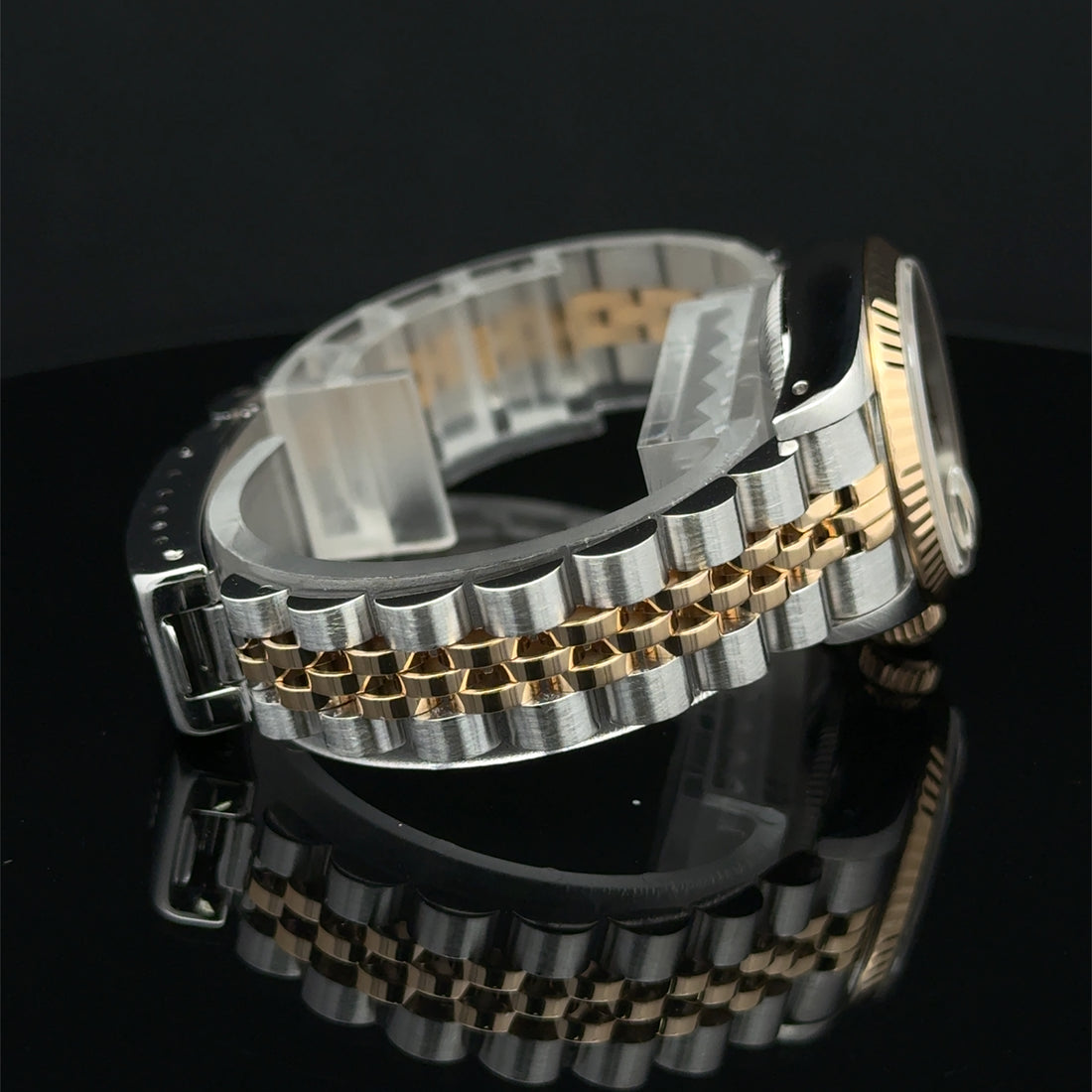 1987 Rolex Datejust Lady Champagne Stick Dial on Jubilee 69173