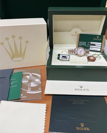 2014 Rolex Datejust Factory White Diamond Dial on Jubilee 179171 Complete