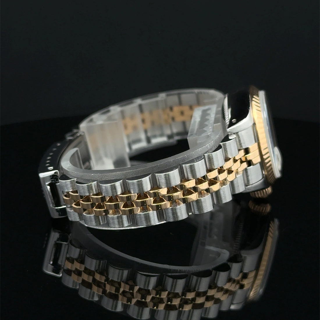 1990 Rolex Datejust Aftermarket Silver Diamond Dial Dial on Jubilee 69173