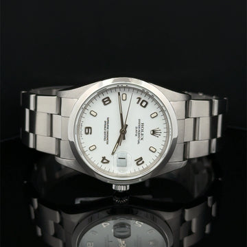 1997 Rolex Oyster Perpetual Date White Arabic Dial on Oyster 15200